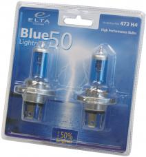 H4 12V 60/55W + 50% Blue sada