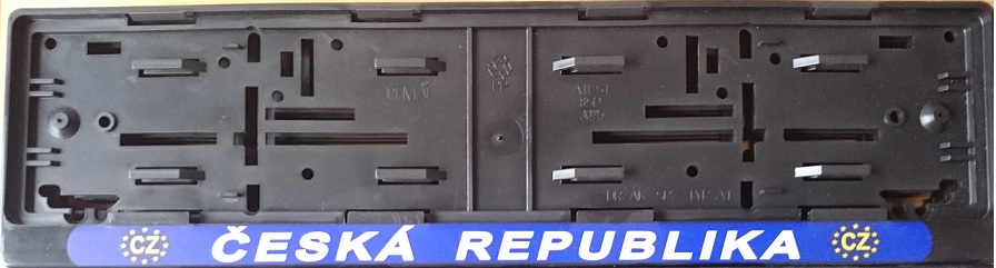 Podložka pod SPZ s potiskem