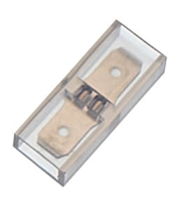 Spojka konektorová izolovaná 6,3mm - 1+1