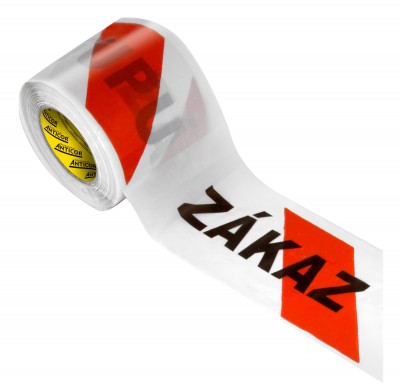 Červeno-bílá folie 