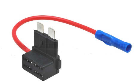 Pojistkové pouzdro s odbočkou na standard pojistky