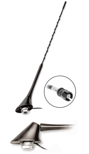 Anténa bez svodu do zadní části střechy