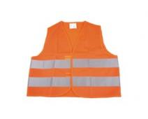 Dětská výstražná vesta s reflexními pruhy oranžová