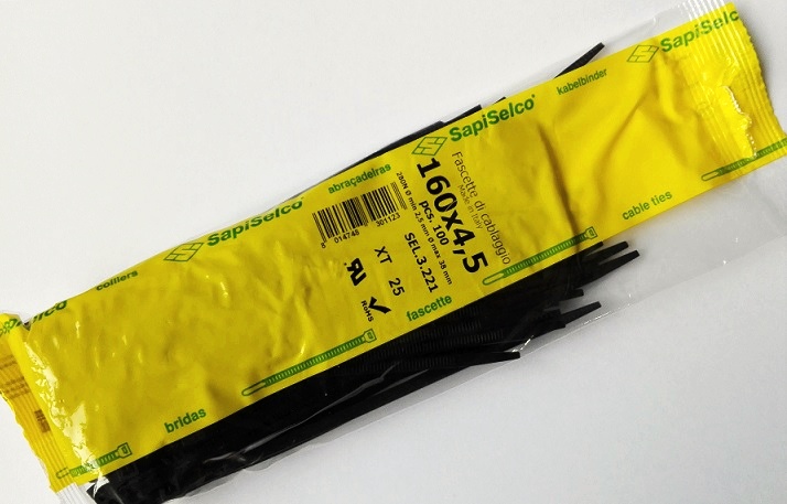 SapiSelco stahovací pásek - 200x4,5mm