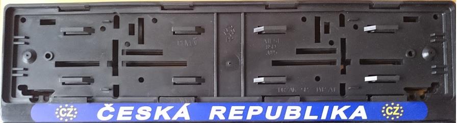 Podložka pod SPZ s potiskem