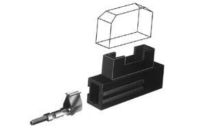 Pouzdro na nožové pojistky s krytem