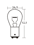 P21W 24V Ba15d