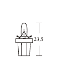 1,2W 12V plast