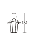 1,2W 24V plast