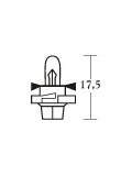 1,2W 12V plast