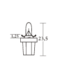 1,2W 12V plast