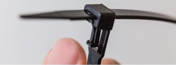 SapiSelco stahovací pásek rozebíratelný 280x7,5mm bílý