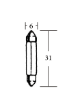 C3W 12V  31mm