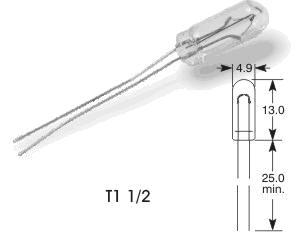 12V 100mA T1 1/2