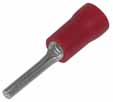 Kabelový kolík 10 mm červený