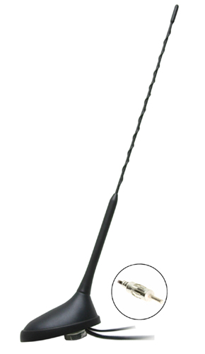 Anténa bez svodu do zadní části střechy