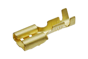 Objímka plochá neizolovaná 6,3 mm pro vodič 2,5 mm2 (pův.605120)