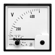 FQ3207 - Voltmetr s trojfázovým přepínačem 0-500V AC