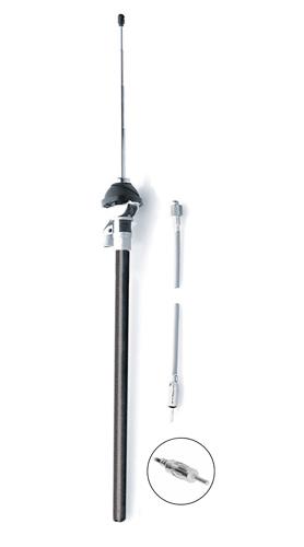Teleskopická univerzální anténa do blatníku, černá