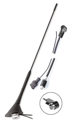 Anténa se svodem do zadní části střechy