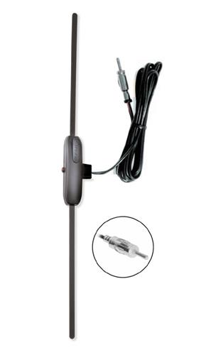 Vnitřní anténa na sklo se zesilovačem